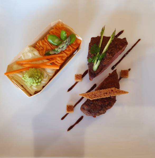 Plat à emporter pour les fêtes de fin d'année 2021