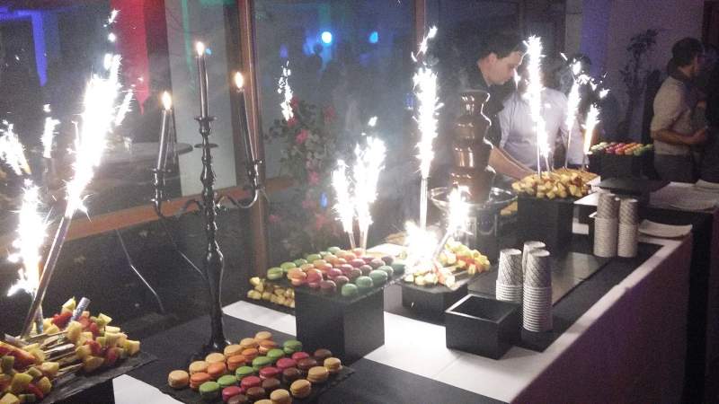 Traiteur avec animation fontaine à chocolat à Mérignac