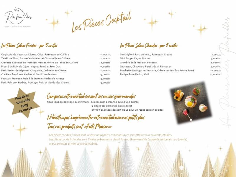 Repas Traiteur Noël et Saint Sylvestre