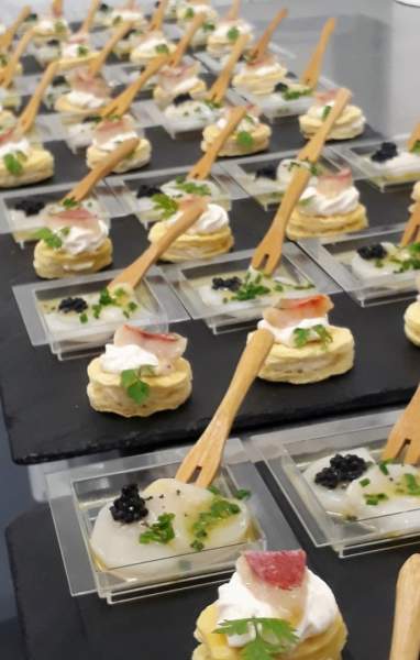 Traiteur pour cocktail événement officiel à Bordeaux